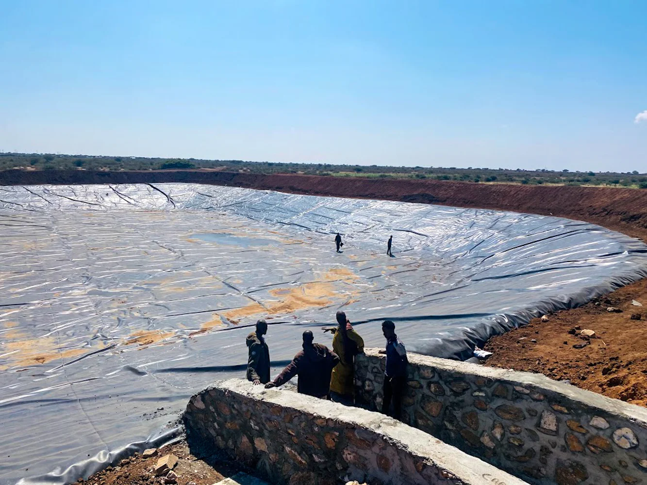 Construction Of Earth Dams In Dacarta And Idhanka - KEEPS Construction