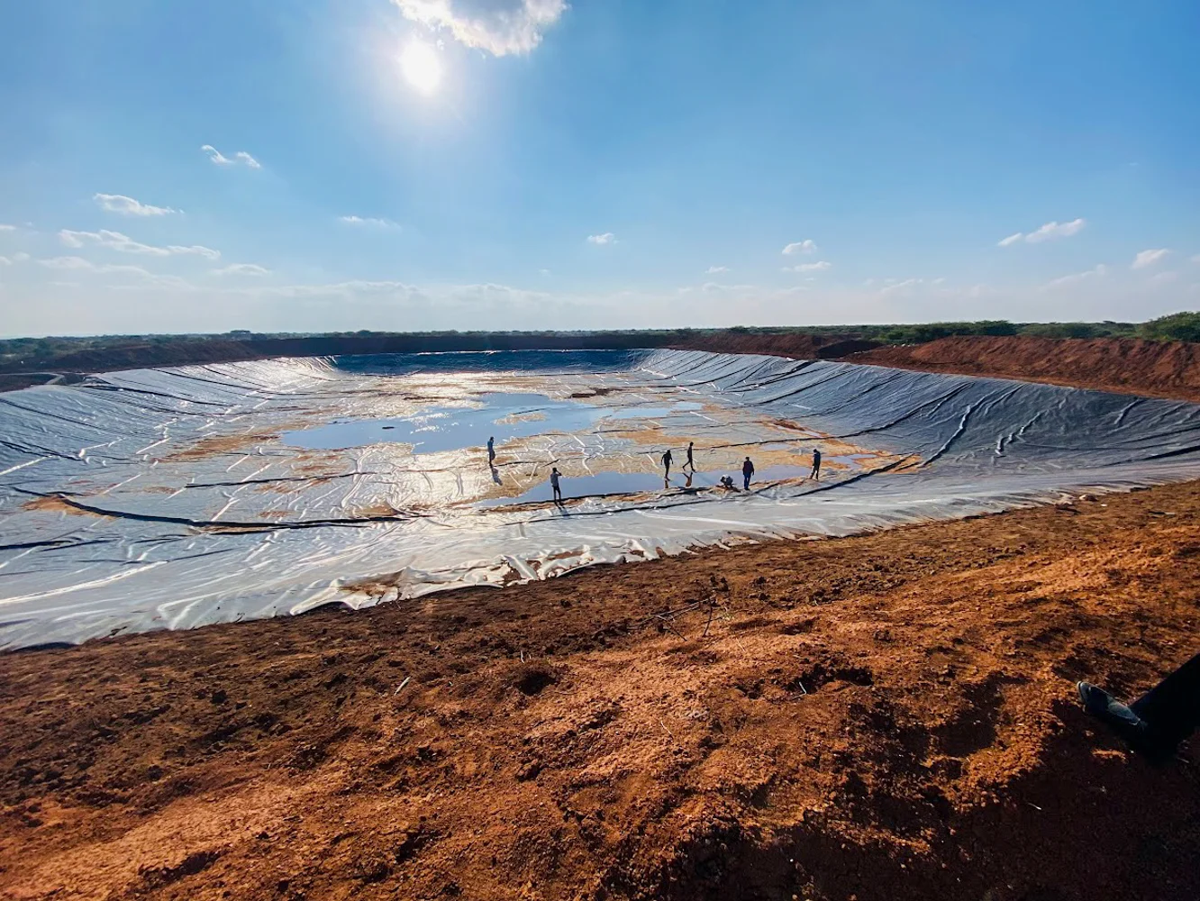 Construction Of Earth Dams In Dacarta And Idhanka - KEEPS Construction