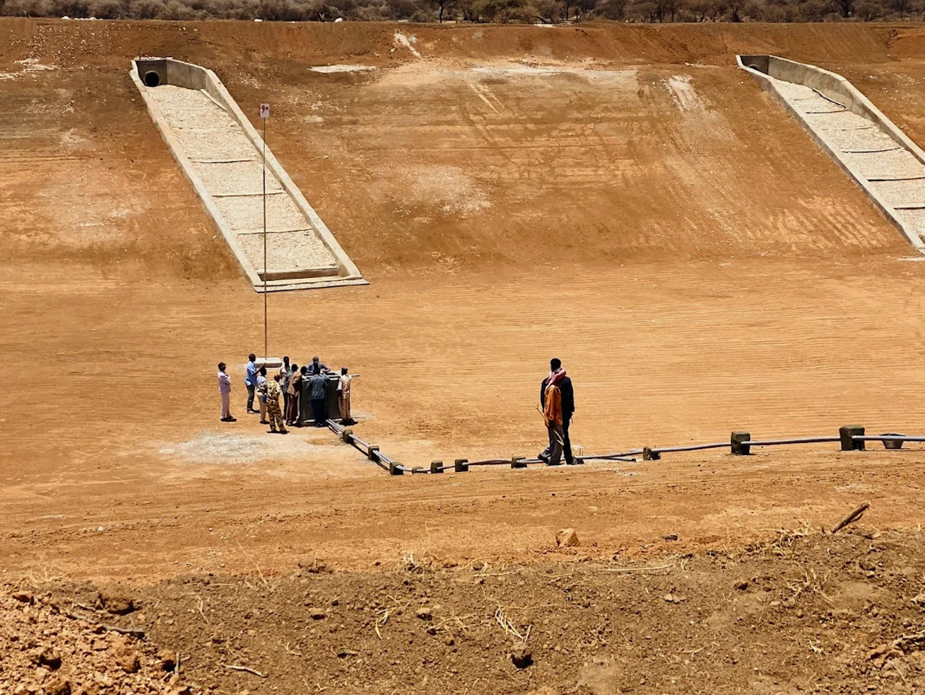 Construction Of One Haffir Dam In Farawayne - KEEPS Construction