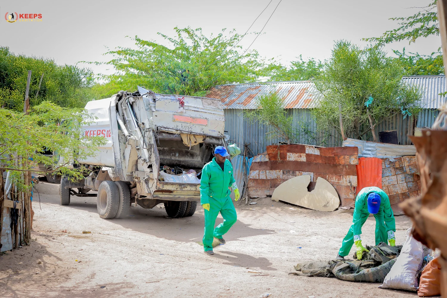 IDP and Refugee Campl Garbage Collection - KEEPS Sanitation and Construction - 1 (113)
