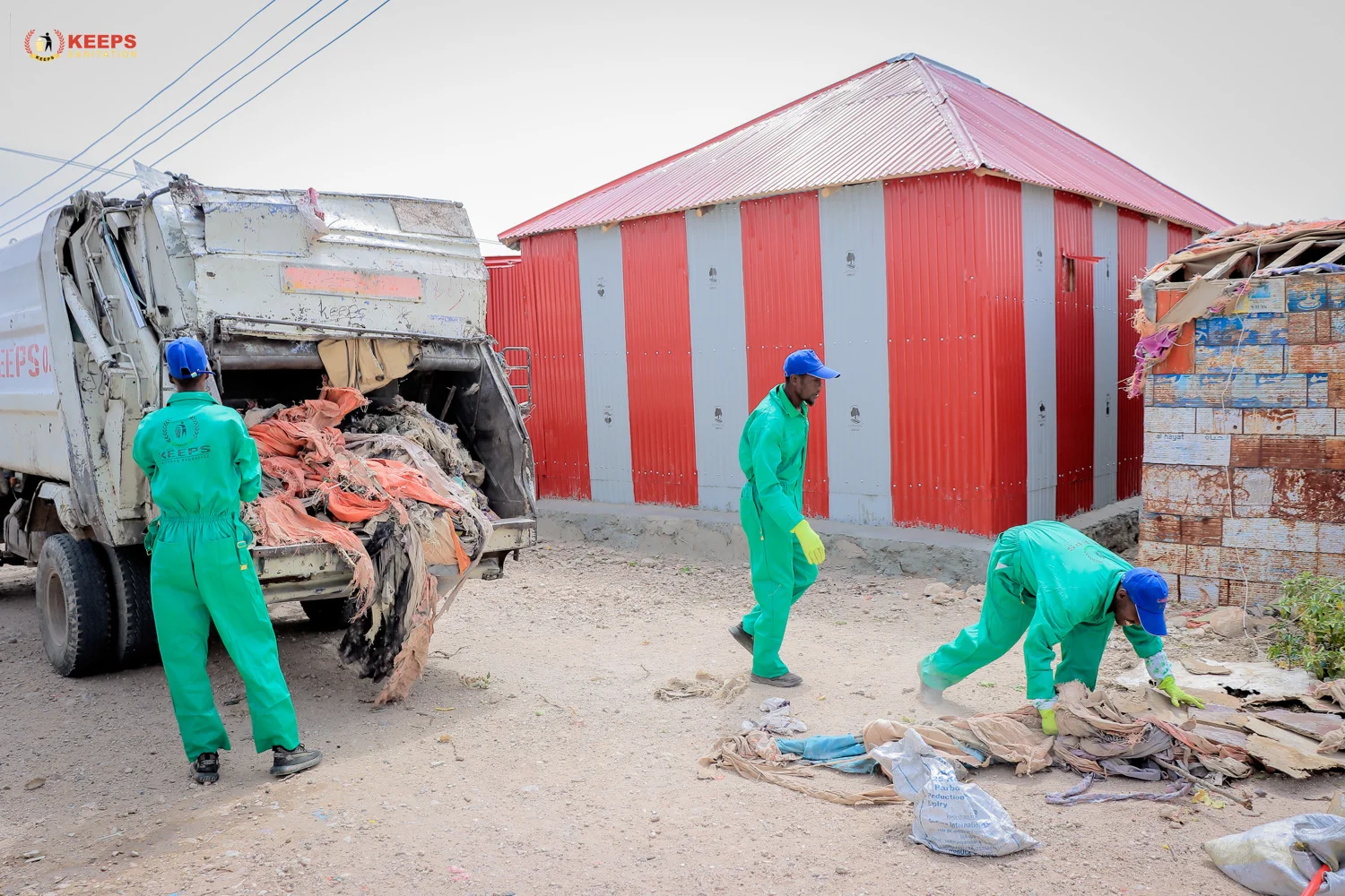 IDP and Refugee Campl Garbage Collection - KEEPS Sanitation and Construction - 1 (126)