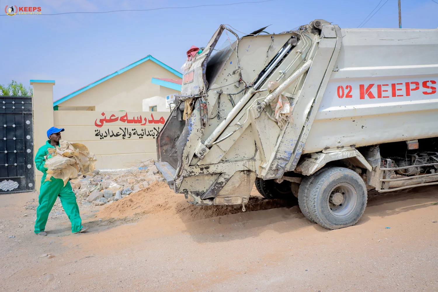 IDP and Refugee Campl Garbage Collection - KEEPS Sanitation and Construction - 1 (130)