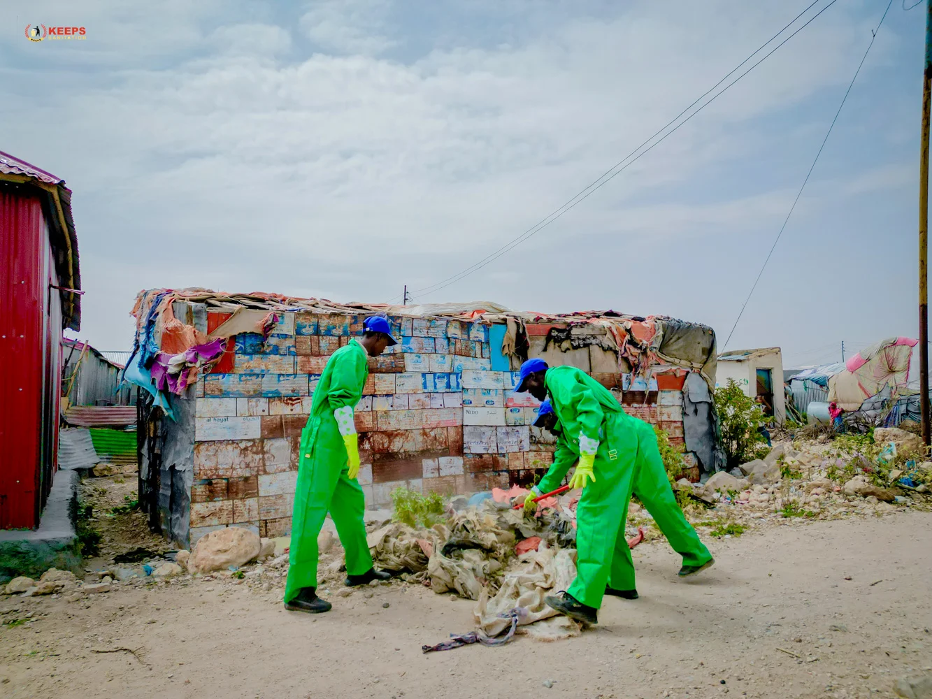 IDP and Refugee Campl Garbage Collection - KEEPS Sanitation and Construction - 1 (40)